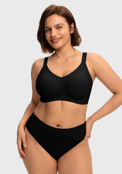 HSIA SoftTouch Breathable Wireless Soft Support Jelly Fit Full Coverage Bra