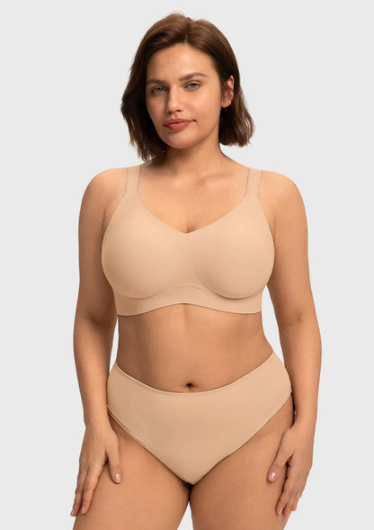 HSIA SoftTouch Breathable Wireless Soft Support Jelly Fit Full Coverage Bra