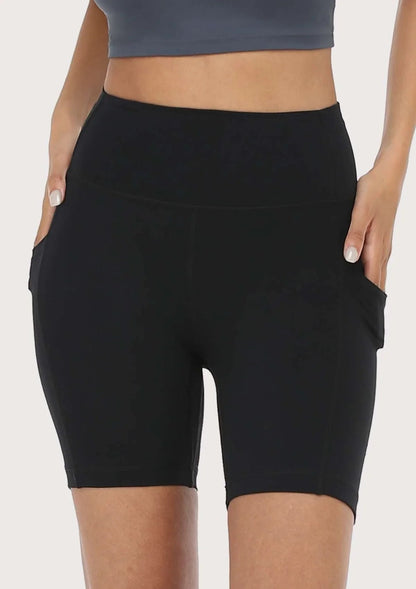 LEAPX Fluent High-Waist Sports Bike Shorts
