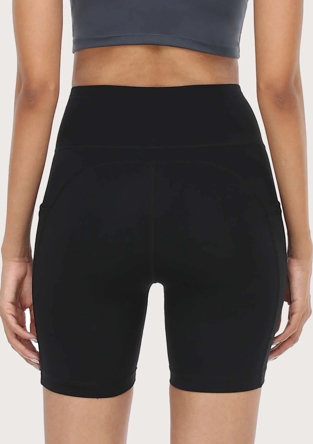 LEAPX Fluent High-Waist Sports Bike Shorts
