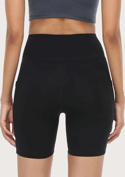 LEAPX Fluent High-Waist Sports Bike Shorts