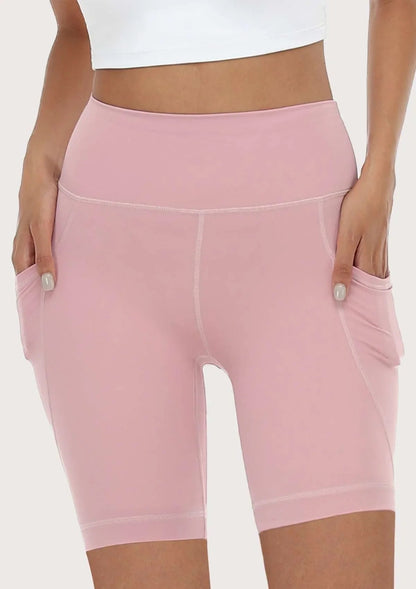 LEAPX Fluent High-Waist Sports Bike Shorts