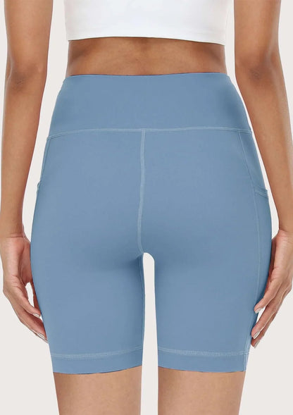LEAPX Fluent High-Waist Sports Bike Shorts