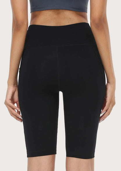 LEAPX Fluent High-Waist Sports Bike Shorts
