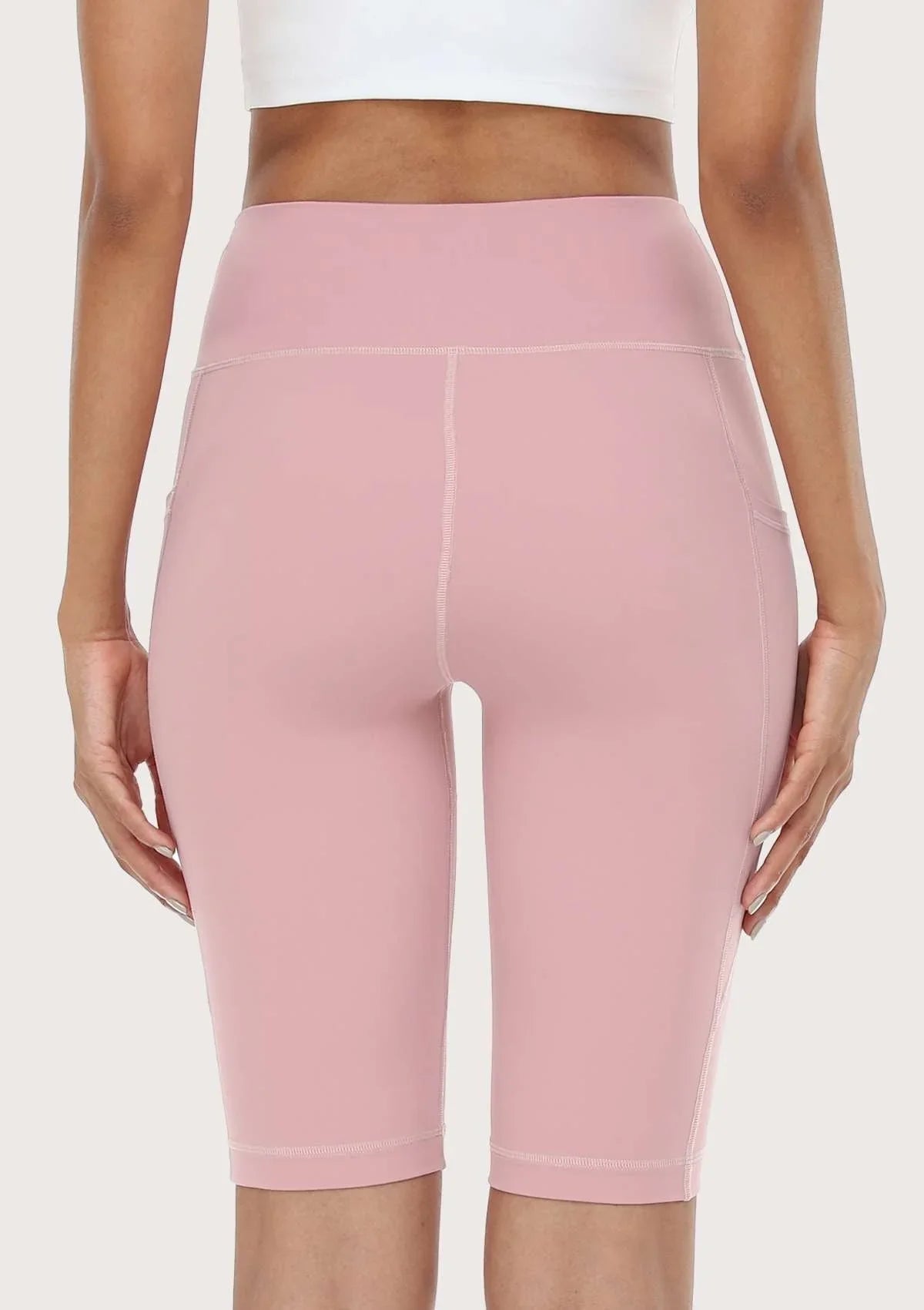 LEAPX Fluent High-Waist Sports Bike Shorts