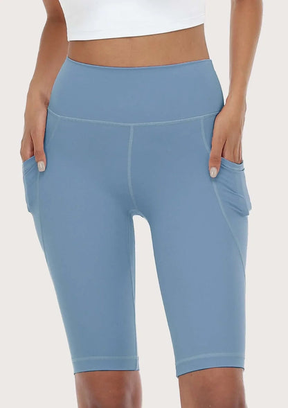 LEAPX Fluent High-Waist Sports Bike Shorts
