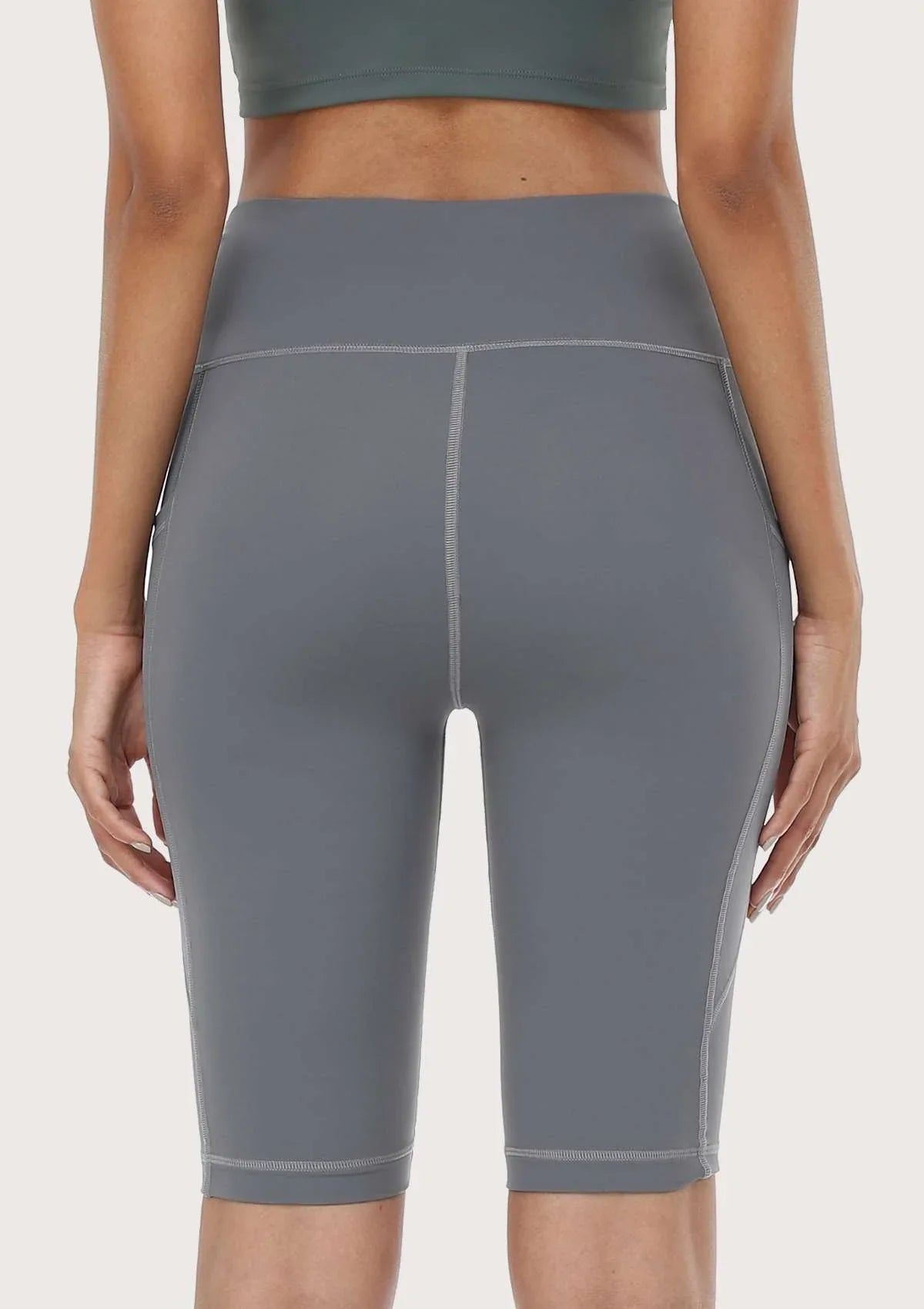 LEAPX Fluent High-Waist Sports Bike Shorts