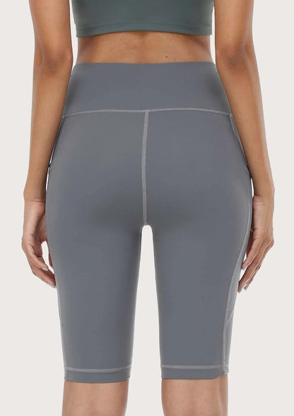 LEAPX Fluent High-Waist Sports Bike Shorts
