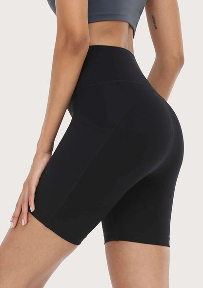 LEAPX Fluent High-Waist Sports Bike Shorts