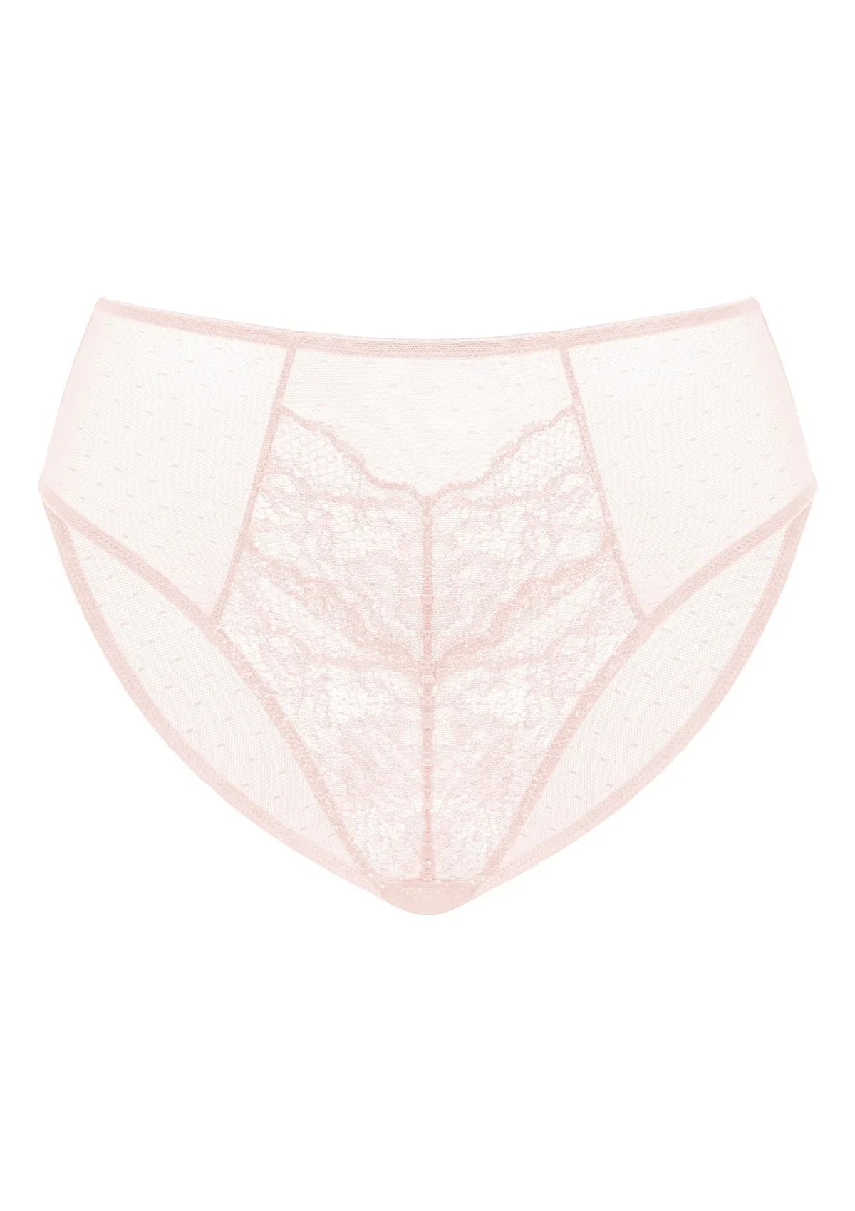 Enchante High-Rise Lace Brief Underwear