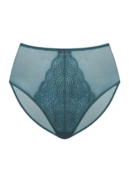 Mermaid High-Rise Lace Brief Underwear