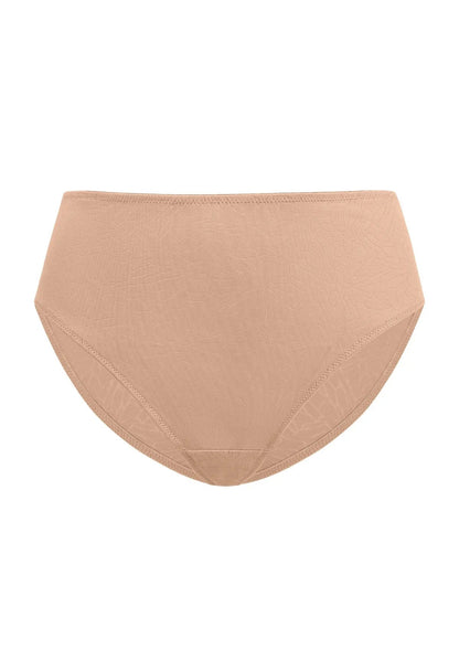 HSlA Joan Comfortzone Full Coverage High-Rise Bikini Underwear Soft Stretch Panties Lingerie