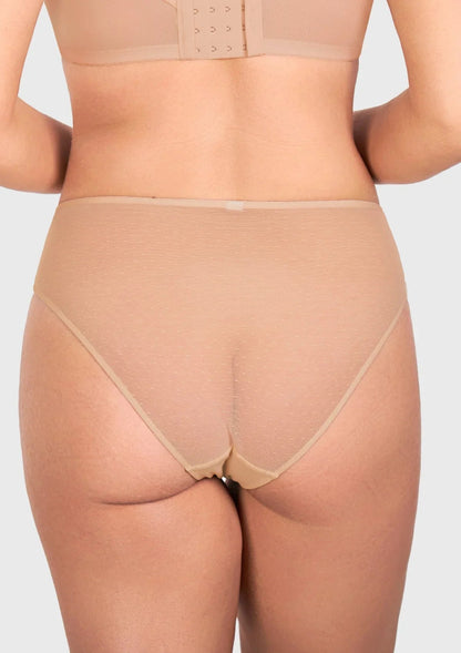 Enchante High-Rise Lace Brief Underwear