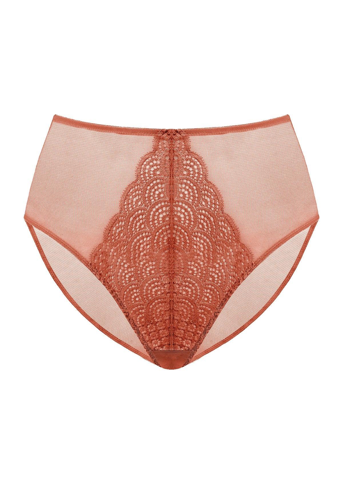 Mermaid High-Rise Lace Brief Underwear