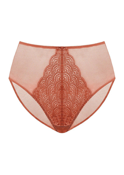 Mermaid High-Rise Lace Brief Underwear