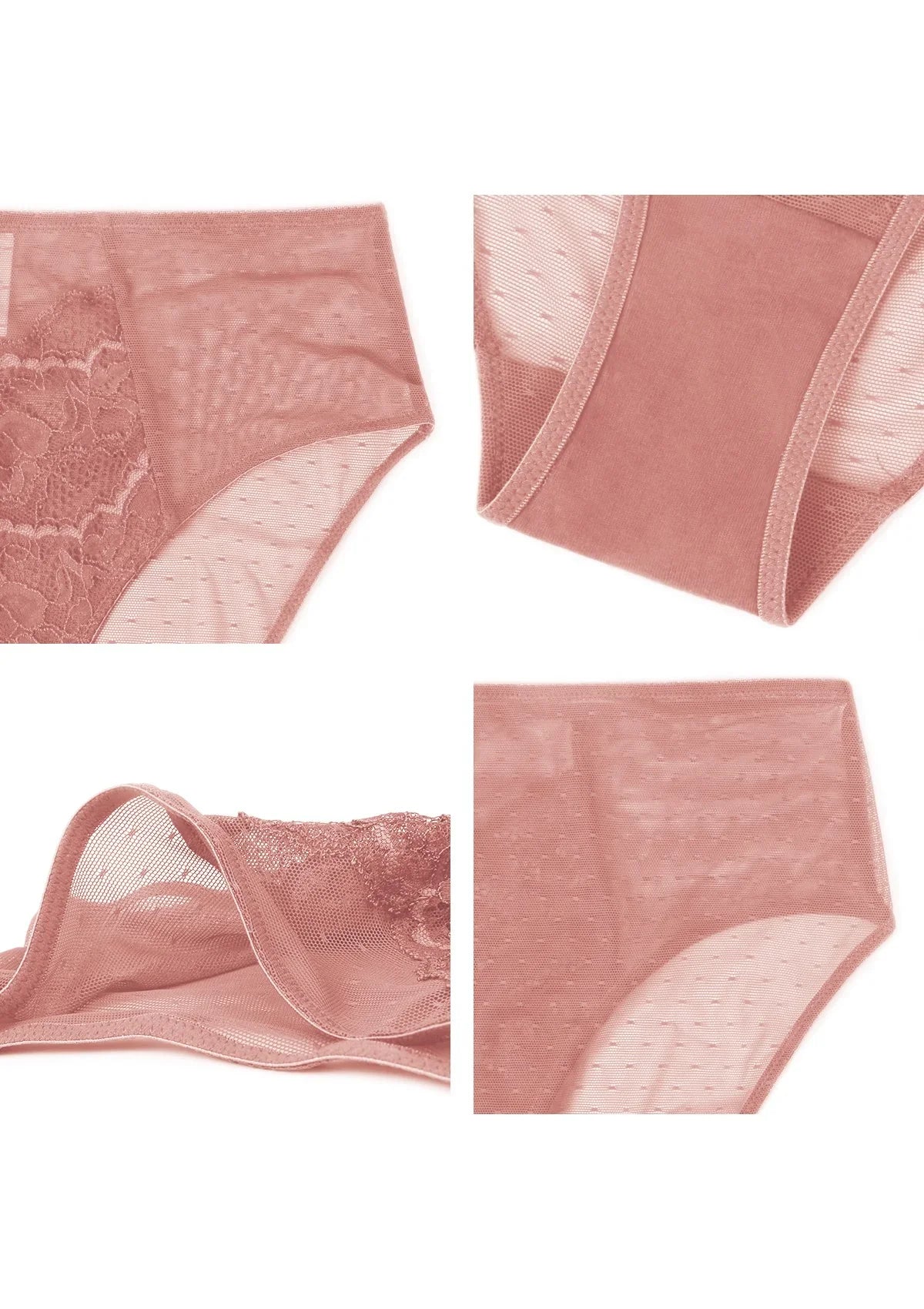 Enchante High-Rise Lace Brief Underwear