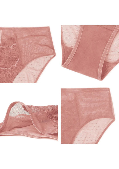 Enchante High-Rise Lace Brief Underwear