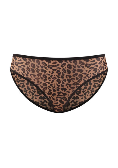 HSIA Leopard Wild High Stretch Briefs Soft Breathable Mesh Panty