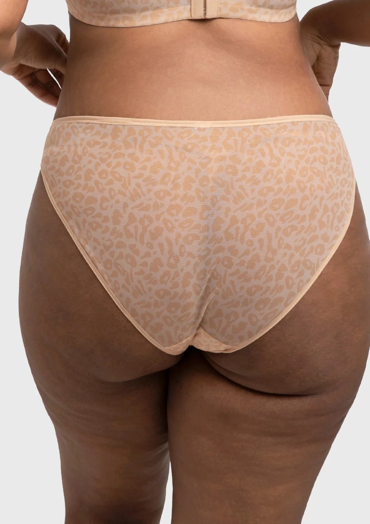 HSIA Leopard Wild High Stretch Briefs Soft Breathable Mesh Panty