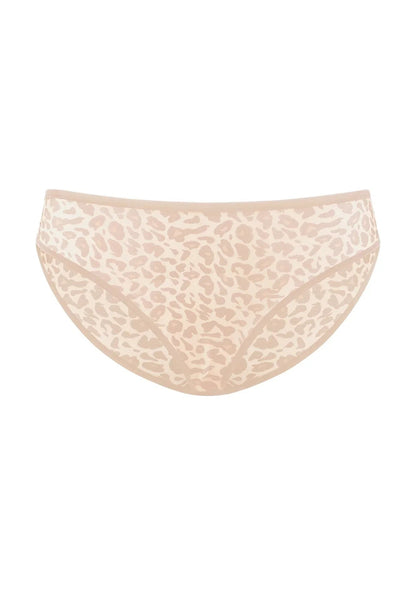HSIA Leopard Wild High Stretch Briefs Soft Breathable Mesh Panty