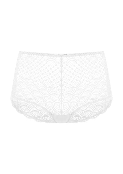 Mermaid Scales High Waist Lace Boyshort Panty
