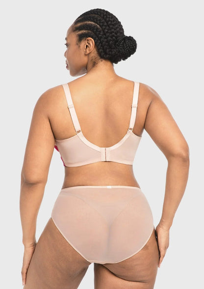 Mermaid Scales Lace Unlined Bra
