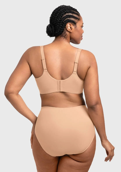 HSIA Miya SoftSense Comfort Lightly Lined T-shirt Back Smoothing Underwire Plus Size Bra Everyday Bra