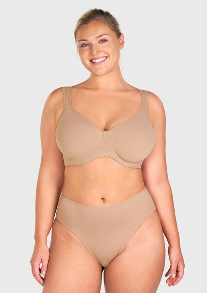 Joan Ultimate Soft T-shirt Unlined Underwire Minimizer Bra
