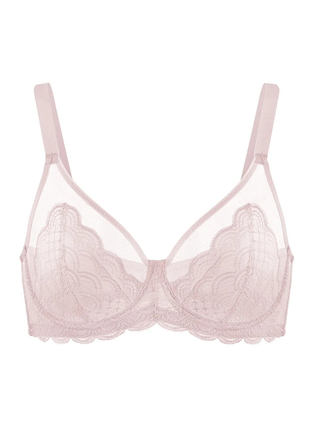 Mermaid Scales Lace Unlined Bra