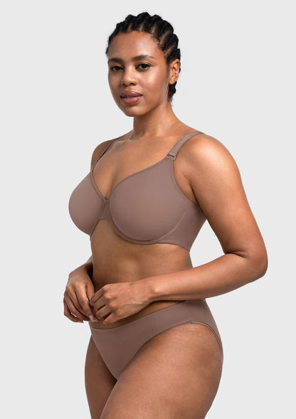 Seraphina Unlined Underwire Sheer Mesh Bra