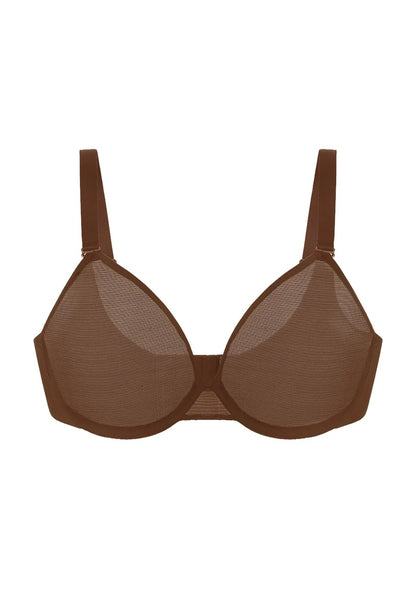 Seraphina Unlined Underwire Sheer Mesh Bra