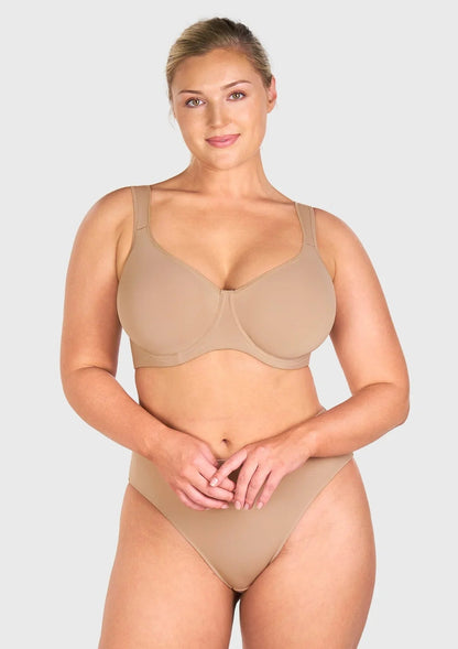 Joan Ultimate Soft T-shirt Unlined Underwire Minimizer Bra