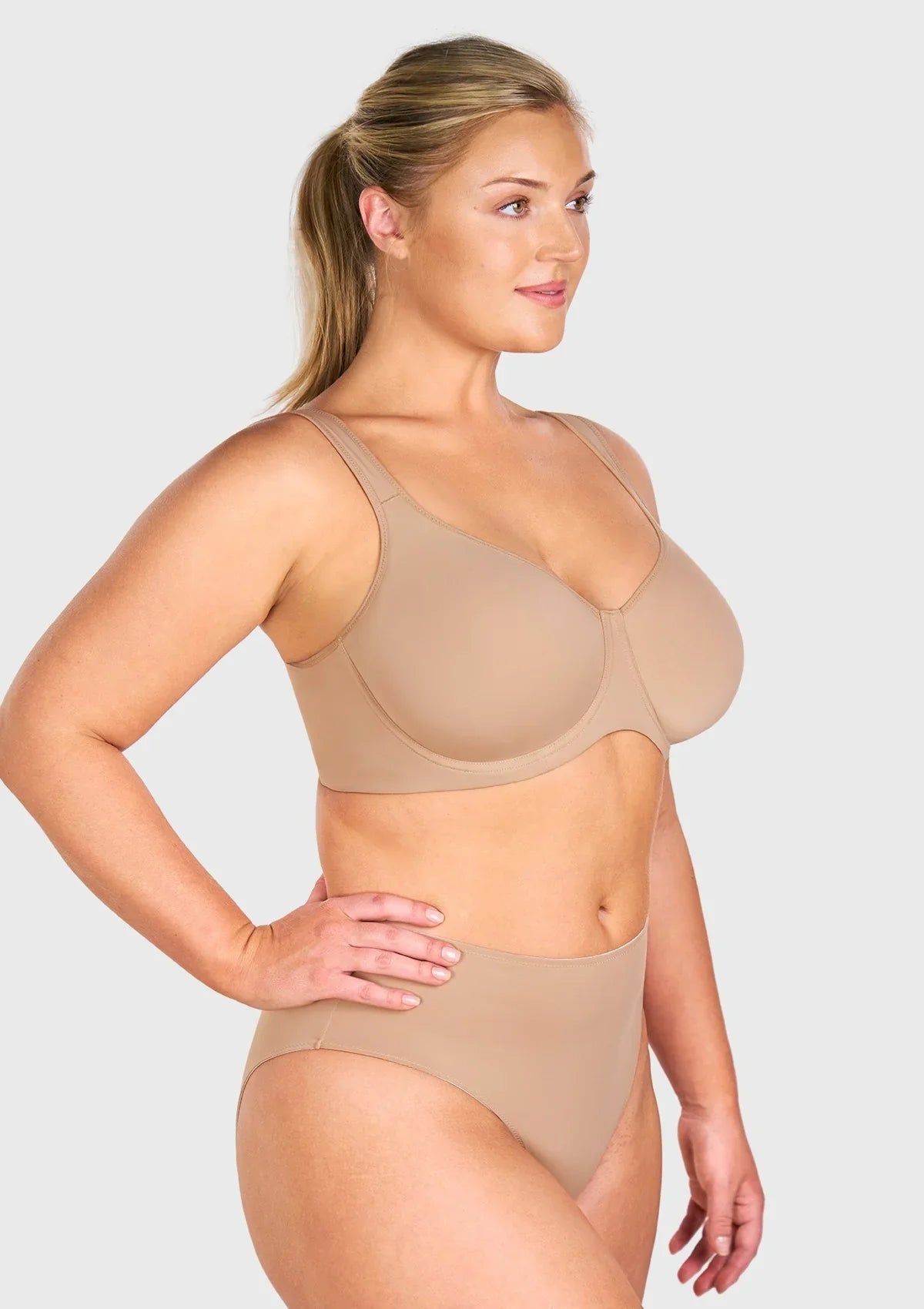 Joan Ultimate Soft T-shirt Unlined Underwire Minimizer Bra