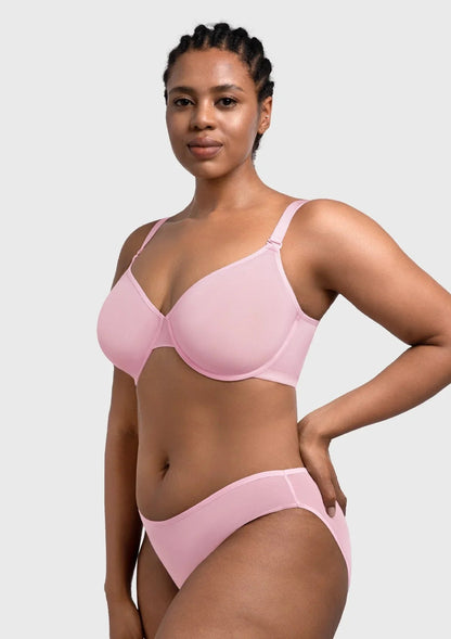 Seraphina Unlined Underwire Sheer Mesh Bra