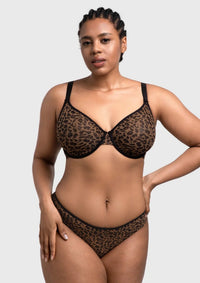 Leopard print-Black