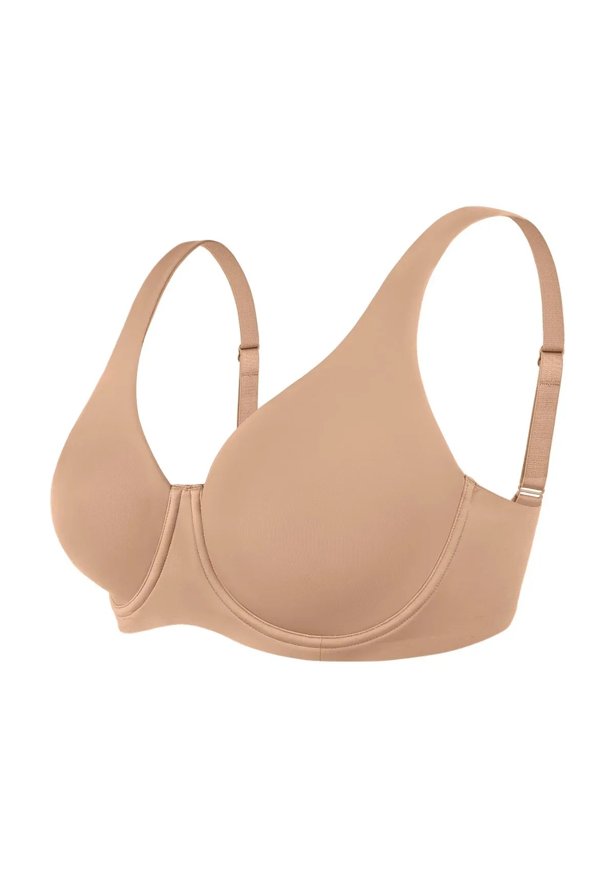 HSIA Esme Minimizer Bras for Women Plus Size Full Coverage No Padding Unlined T Shirt Bra Seamless Underwire Cool Comfort Daily Bras