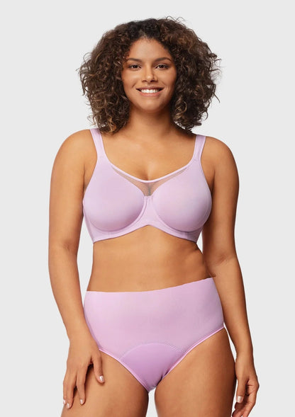 CoolComfort Smoothing Unlined Minimizer Underwire Bra
