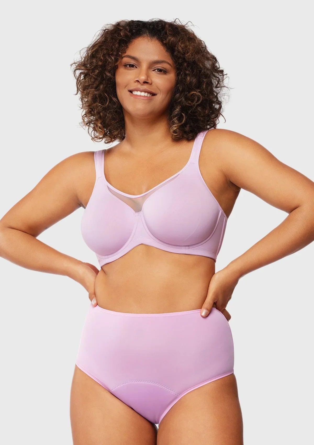 CoolComfort Smoothing Unlined Underwire Minimizer Bra