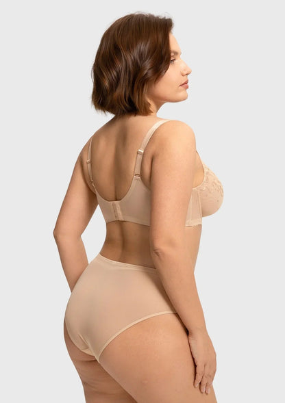 Ophelia Embroidered Lace Full Coverage Unlined Bra