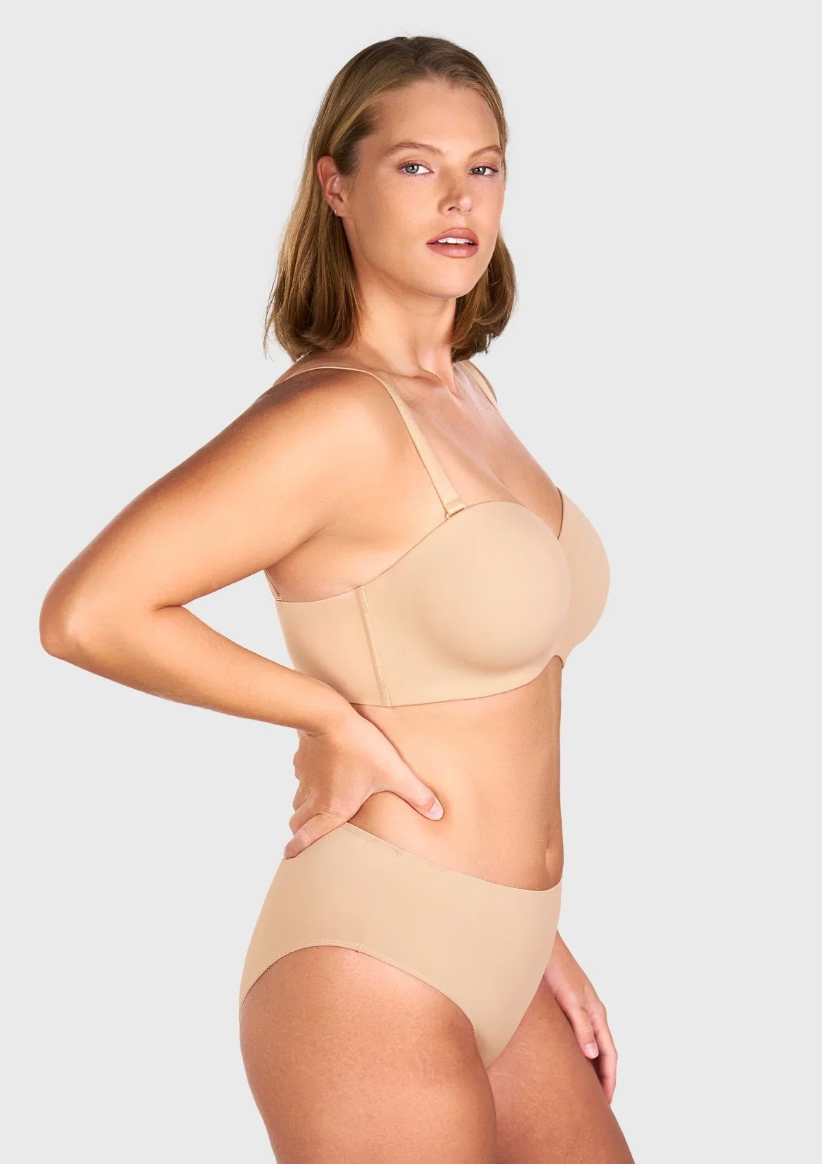 Seamless Convertible Non-Slip Strapless Bra