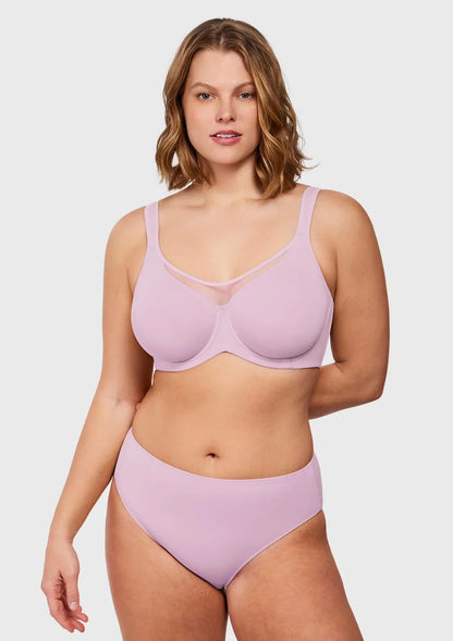 CoolComfort Smoothing Unlined Underwire Minimizer Bra