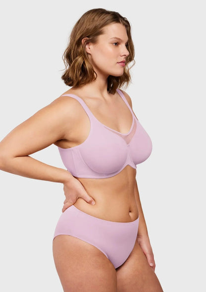 CoolComfort Smoothing Unlined Underwire Minimizer Bra