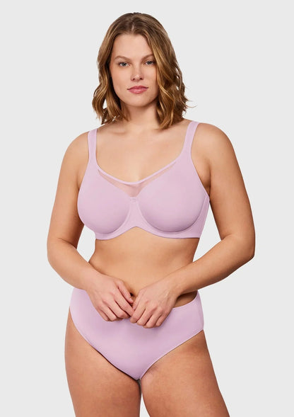 CoolComfort Smoothing Unlined Minimizer Underwire Bra