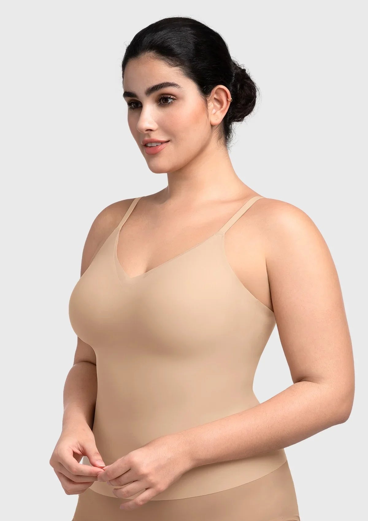 Silvia Seamless Buttery-Soft Padded Bra Top | Wire-Free Camisole