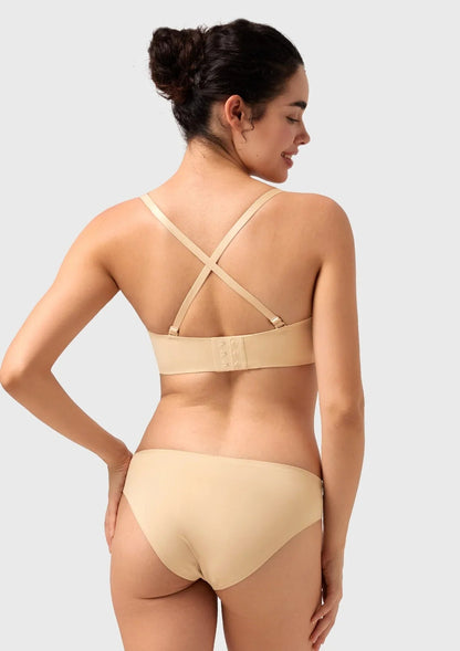 Seamless Multiway Push-Up Strapless Bra
