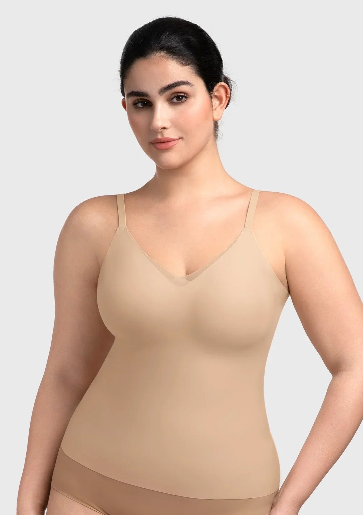 Silvia Seamless Buttery-Soft Padded Bra Top | Wire-Free Camisole