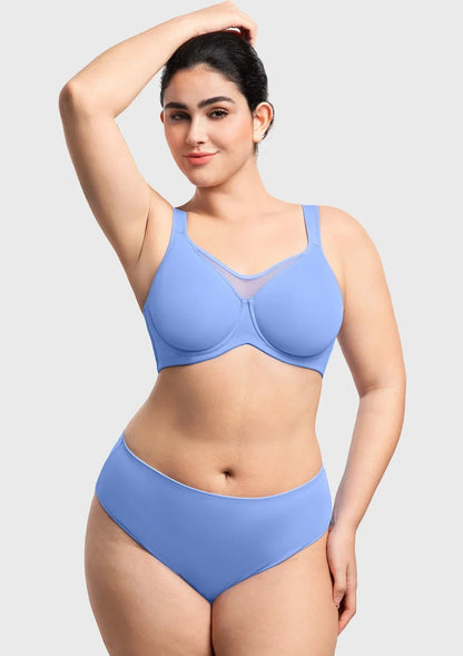 CoolComfort Smoothing Unlined Underwire Minimizer Bra
