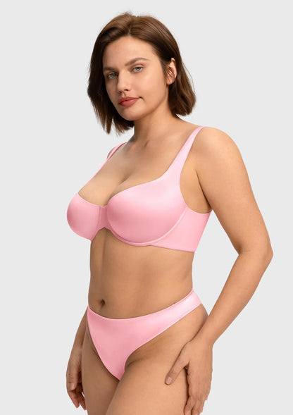 Cloud Satin Seamless Balconette T-Shirt Bra