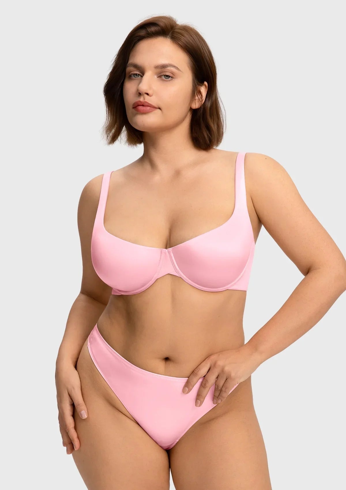 Cloud Satin Seamless Balconette T-Shirt Bra