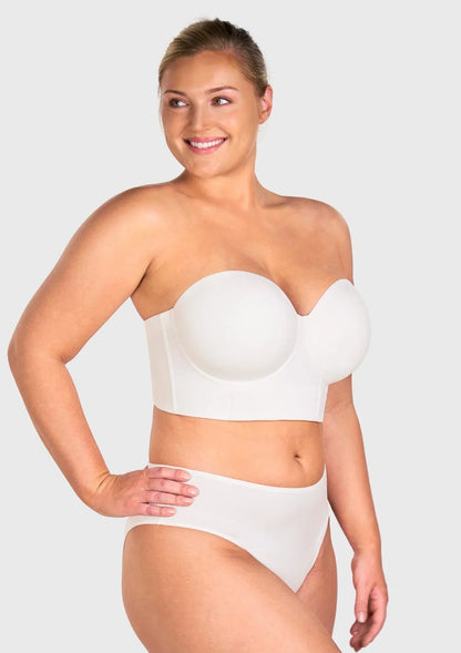 Seamless Cooling Longline Strapless Bra